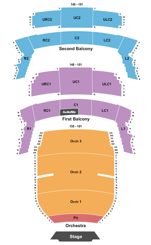 Bass Concert Hall Funny Girl Seating Chart